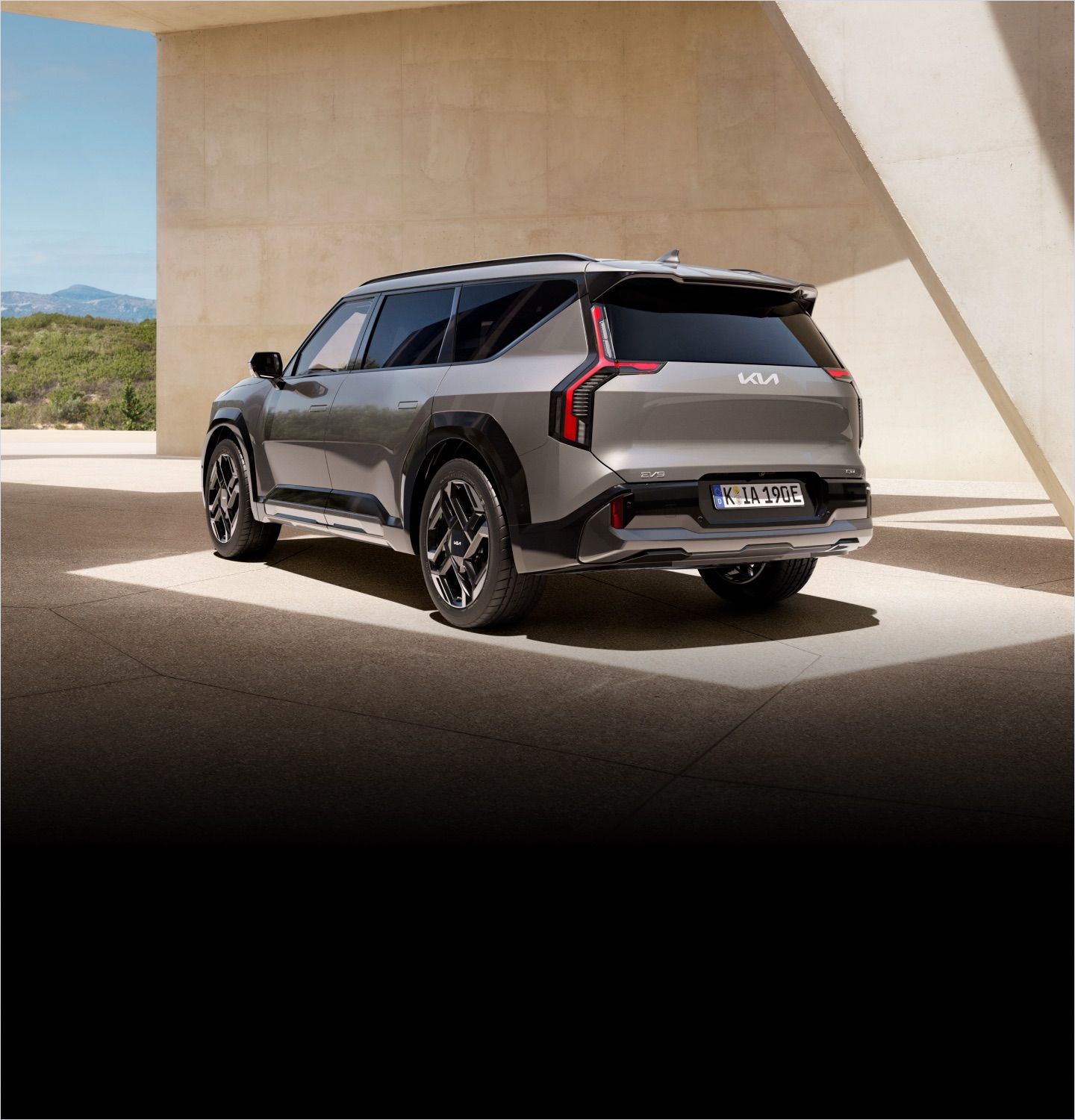 The Kia GT series EV9 GT background